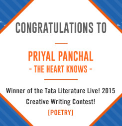 First Winner of TATA Literature Live! 2015’s Creative Writing Contest: The Heart Knows