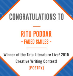 Second Winner of TATA Literature Live! 2015’s Creative Writing Contest: Faded Smiles